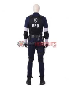 OneHeroSuits Leon Scott Kennedy Cosplay Costumes Resident Evil 2 Remake R.P.D. Suit