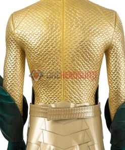 OneHeroSuits Aquaman Cosplay Costumes King Of The Seven Seas Golden Suits