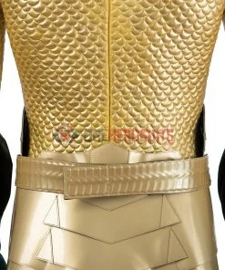 OneHeroSuits Aquaman Cosplay Costumes King Of The Seven Seas Golden Suits