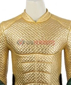 OneHeroSuits Aquaman Cosplay Costumes King Of The Seven Seas Golden Suits