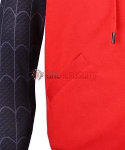 OneHeroSuits Miles Morales Cosplay Costumes Spider Man Into The Spider Verse Miles Green Coat