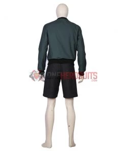 OneHeroSuits Miles Morales Cosplay Costumes Spider Man Into The Spider Verse Miles Green Coat