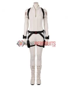 OneHeroSuits Black Widow 2020 Cosplay Costumes Natasha White Cosplay Suit Movie Level