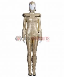 OneHeroSuits Diana Prince Copper Color Cosplay Boots Wonder Woman 1984 Cosplay Shoes Costumes