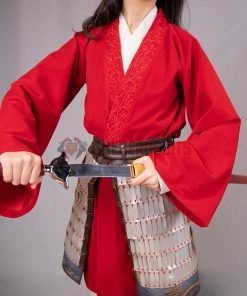 OneHeroSuits Mulan 2020 New Style Red Cosplay Costumes 14 OneHeroSuits Mulan 2020 New Style Red Cosplay Costumes