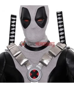 OneHeroSuits X-Force Deadpool Costume White Leather Deadpool Cosplay Suit 36 OneHeroSuits X-Force Deadpool Costume White Leather Deadpool Cosplay Suit
