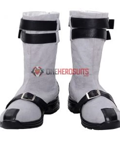 OneHeroSuits X-Force Deadpool Boots White Leather Deadpool Cosplay Shoes Costumes