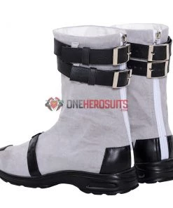 OneHeroSuits X-Force Deadpool Boots White Leather Deadpool Cosplay Shoes Costumes