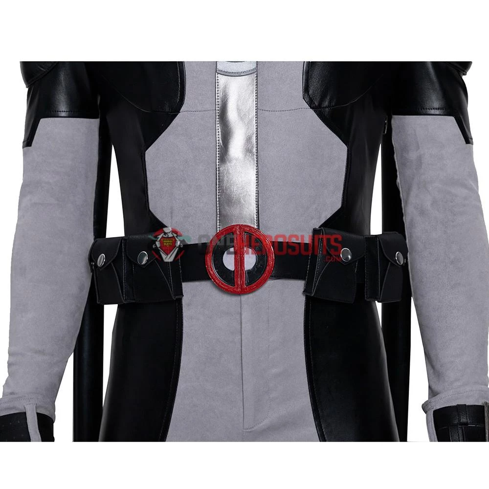 OneHeroSuits X-Force Deadpool Costume White Leather Deadpool Cosplay Suit 21 OneHeroSuits X-Force Deadpool Costume White Leather Deadpool Cosplay Suit