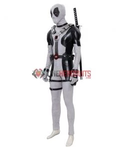 OneHeroSuits X-Force Deadpool Costume White Leather Deadpool Cosplay Suit 32 OneHeroSuits X-Force Deadpool Costume White Leather Deadpool Cosplay Suit