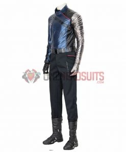 OneHeroSuits The Falcon And The Winter Soldier Cosplay Costumes The Winter Soldier Leather Suit