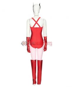 2021 WandaVision Wanda Cosplay Costume OneHeroSuits