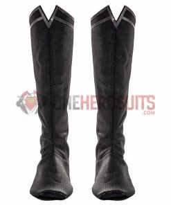 OneHeroSuits Costumes Justice League Superman Cosplay Boots Superman Black Shoes