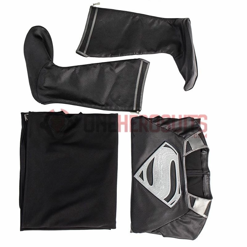 Justice League Superman Cosplay Costumes Superman Black OneHeroSuits 2 Justice League Superman Cosplay Costumes Superman Black OneHeroSuits