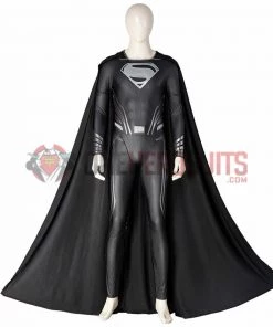 Justice League Superman Cosplay Costumes Superman Black OneHeroSuits 31 Justice League Superman Cosplay Costumes Superman Black OneHeroSuits