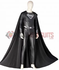 Justice League Superman Cosplay Costumes Superman Black OneHeroSuits 33 Justice League Superman Cosplay Costumes Superman Black OneHeroSuits