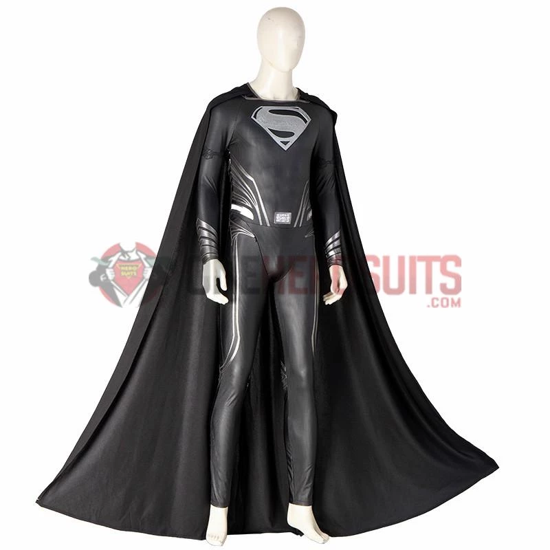 Justice League Superman Cosplay Costumes Superman Black OneHeroSuits 5 Justice League Superman Cosplay Costumes Superman Black OneHeroSuits