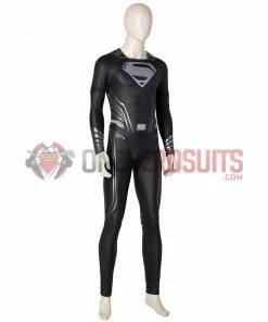 Justice League Superman Cosplay Costumes Superman Black OneHeroSuits 41 Justice League Superman Cosplay Costumes Superman Black OneHeroSuits