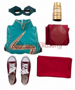 OneHeroSuits Ms.Marvel Kamala Khan Cosplay Costumes Top Level Suit
