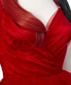 OneHeroSuits The Suicide Squad Red Dress Cosplay Costumes Harley Quinn Top Leval Suits