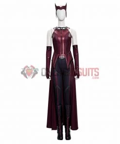 OneHeroSuits Wanda Costume WandaVision 2021 Scarlet Witch New Cosplay Suit Costumes