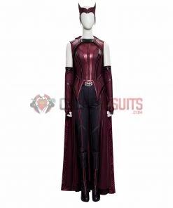 OneHeroSuits Wanda Costume WandaVision 2021 Scarlet Witch New Cosplay Suit Costumes
