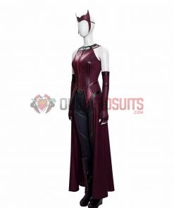 OneHeroSuits Wanda Costume WandaVision 2021 Scarlet Witch New Cosplay Suit Costumes