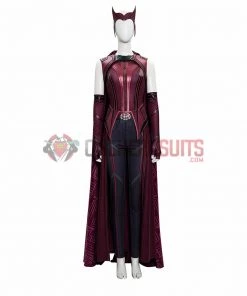 OneHeroSuits Wanda Costume WandaVision 2021 Scarlet Witch New Cosplay Suit Costumes