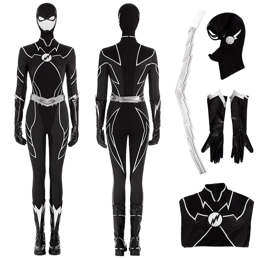 OneHeroSuits Meena Dhawan Cosplay Costumes Black Flash Top Level Suits 1 OneHeroSuits Meena Dhawan Cosplay Costumes Black Flash Top Level Suits