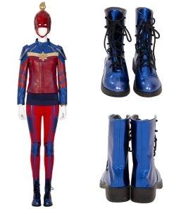 OneHeroSuits Ms. Marvel Cosplay Boots Kamala Top Level Shoes Costumes