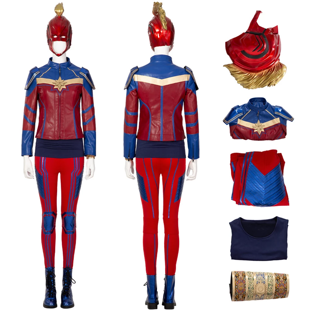 OneHeroSuits Ms. Marvel Cosplay Costumes Kamala Top Level Suits With Helmet 1 OneHeroSuits Ms. Marvel Cosplay Costumes Kamala Top Level Suits With Helmet