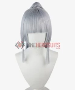 OneHeroSuits Costumes Genshin Impact Ayaka Kamisato Cosplay Wig
