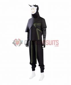 OneHeroSuits Ghostwire Tokyo Cosplay Costumes Hannya Black Suits