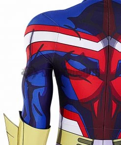 OneHeroSuits All Might Cosplay Costumes My Hero Academia Blue Bodysuit