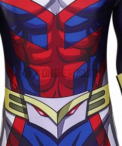 OneHeroSuits All Might Cosplay Costumes My Hero Academia Blue Bodysuit
