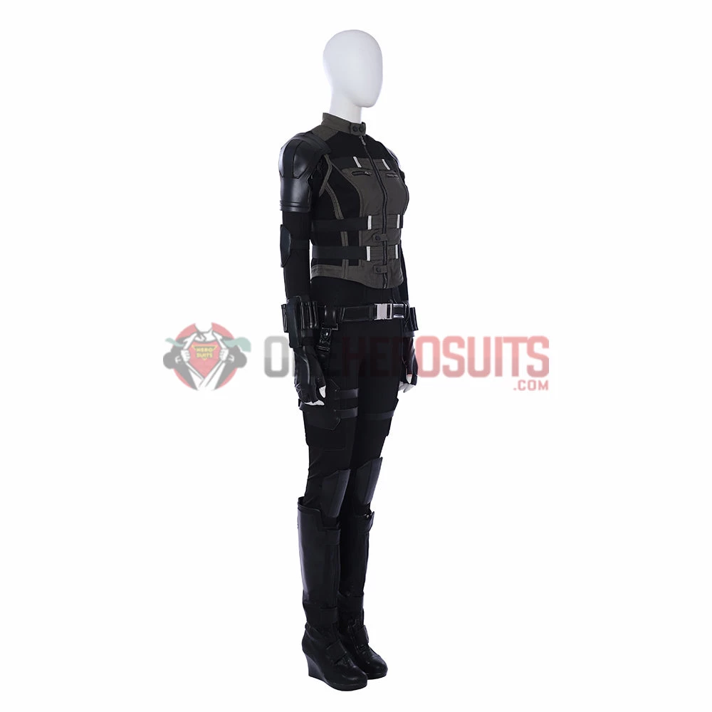 OneHeroSuits Avengers 3 Black Widow Cosplay Costumes Green Edition Suits 4 OneHeroSuits Avengers 3 Black Widow Cosplay Costumes Green Edition Suits