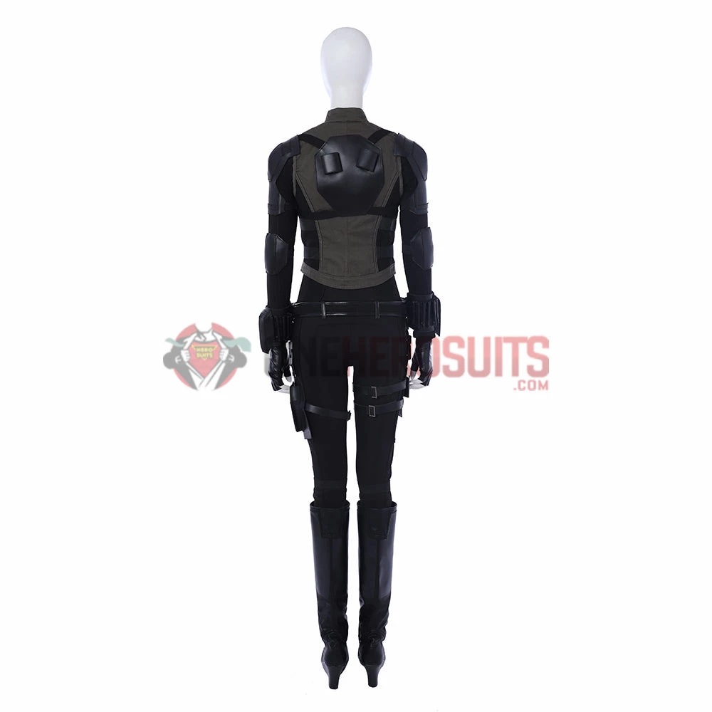 OneHeroSuits Avengers 3 Black Widow Cosplay Costumes Green Edition Suits 5 OneHeroSuits Avengers 3 Black Widow Cosplay Costumes Green Edition Suits