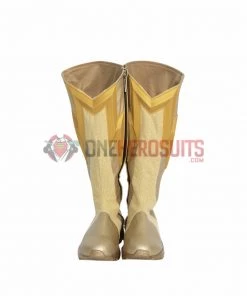 OneHeroSuits The Flash S8 Barry Allen Cosplay Shoes Golden Boots