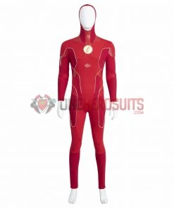 OneHeroSuits The Flash S8 Barry Allen Cosplay Costumes With Golden Boots