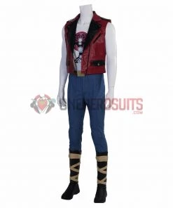 OneHeroSuits Thor 4 Love And Thunder Cosplay Costumes Red Vest Top Level Suits