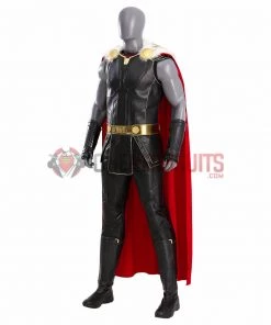 OneHeroSuits Thor 4 Cosplay Costumes Fur Collar Black Top Level Suits