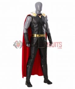 OneHeroSuits Thor 4 Cosplay Costumes Fur Collar Black Top Level Suits