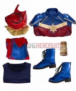 OneHeroSuits Ms. Marvel Cosplay Costumes Kamala Top Level Suits With Helmet