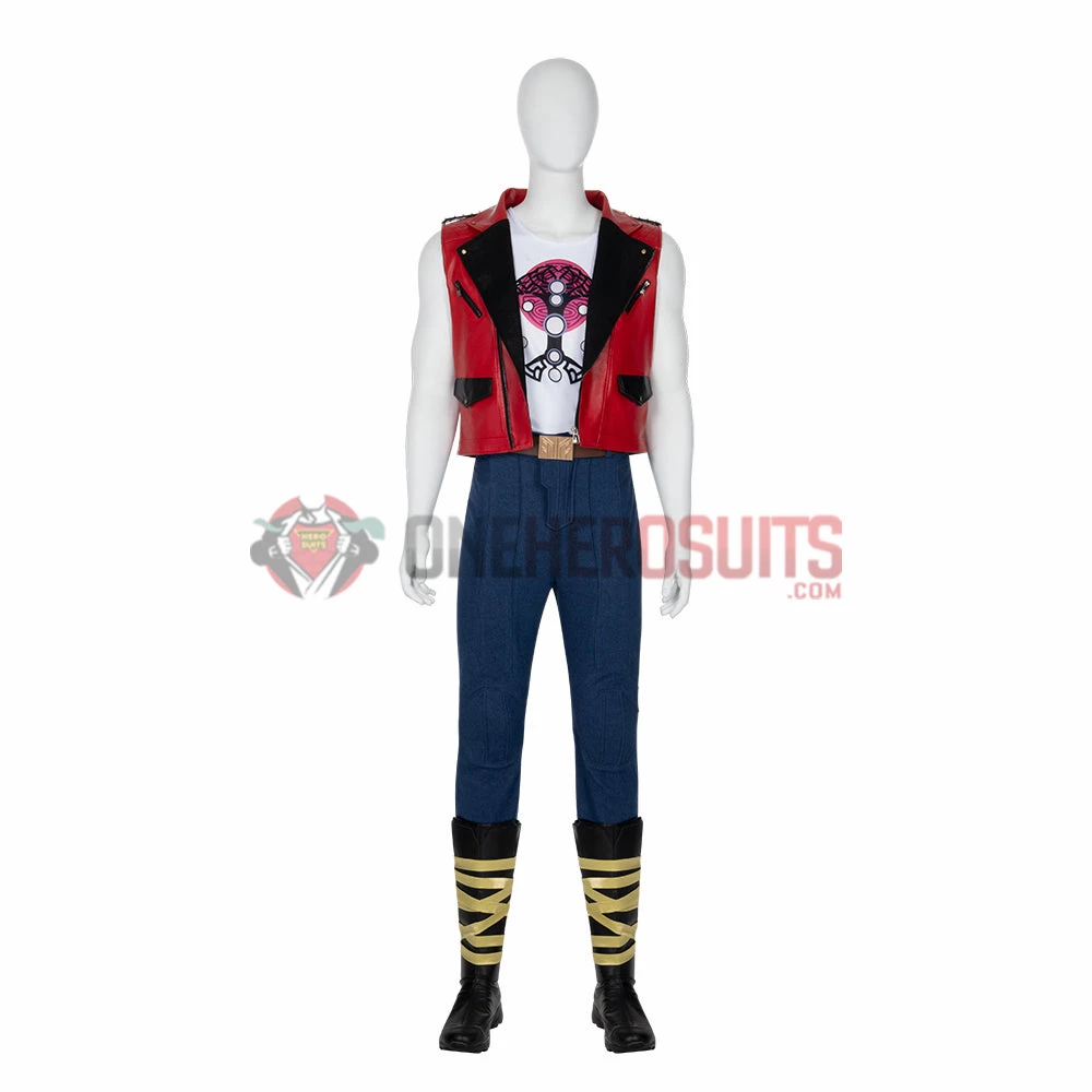 OneHeroSuits Thor 4 Cosplay Costumes Love And Thunder Top Level Red Jacket Suits 3 OneHeroSuits Thor 4 Cosplay Costumes Love And Thunder Top Level Red Jacket Suits