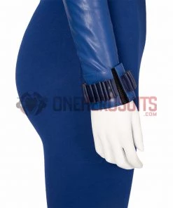 OneHeroSuits Cyberfist Cosplay Costumes Blue Leather Suits