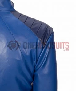 OneHeroSuits Cyberfist Cosplay Costumes Blue Leather Suits