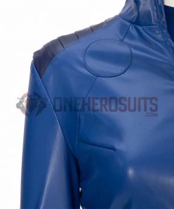 OneHeroSuits Cyberfist Cosplay Costumes Blue Leather Suits