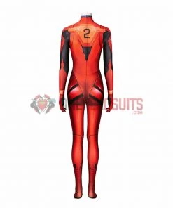OneHeroSuits Neon Genesis Evangelion Cosplay Costumes Asuka Langley Red Combat Bodysuits