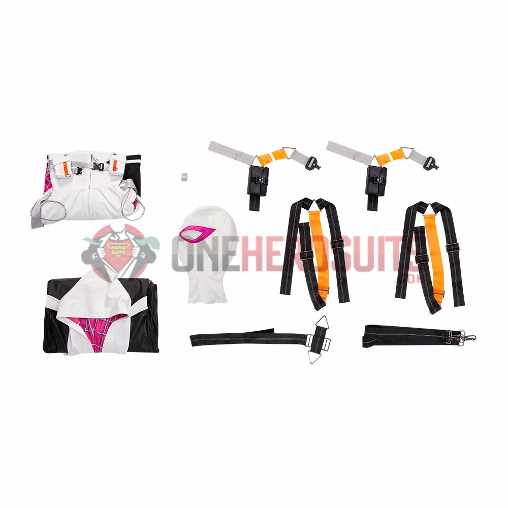 OneHeroSuits Spider Gwen Cosplay Costumes Gwen Upgraded Version Suits 2 OneHeroSuits Spider Gwen Cosplay Costumes Gwen Upgraded Version Suits
