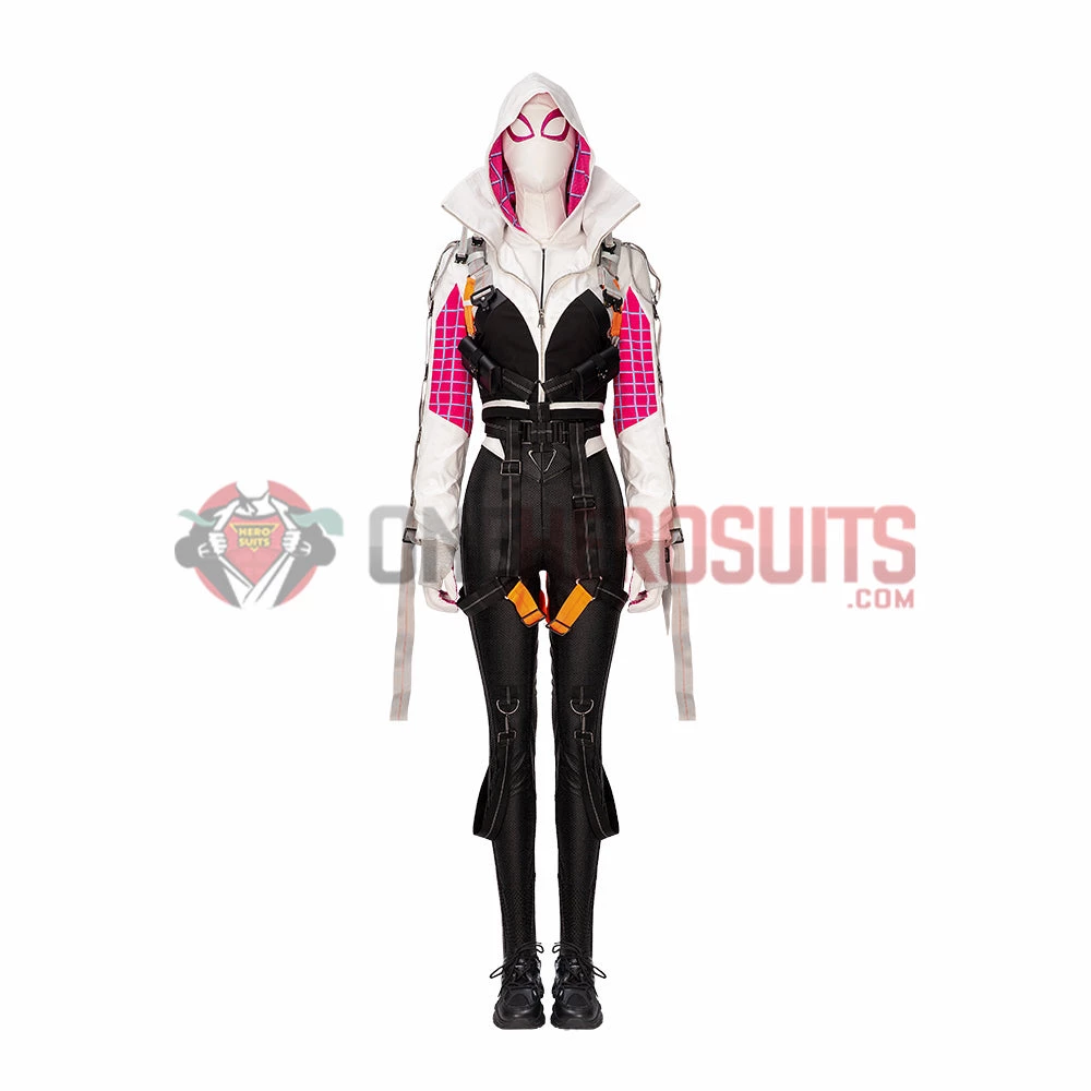 OneHeroSuits Spider Gwen Cosplay Boots Gwen Upgraded Version Shoes Costumes 3 OneHeroSuits Spider Gwen Cosplay Boots Gwen Upgraded Version Shoes Costumes